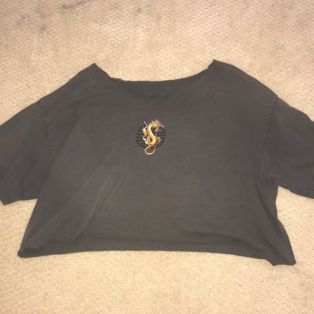 Dragon graphic tee crop top!